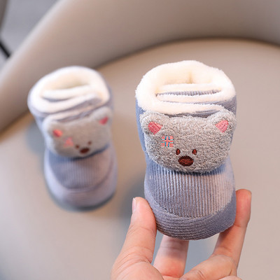 Talvised uued armsad multifilmi papud poistele tüdrukutele puuvillased pehme tallaga, libisemiskindlad soojad väikelapse esimesed jalutuskärud, hälli kingad