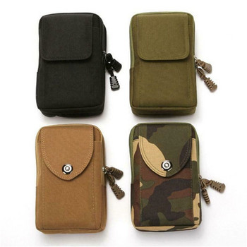 Tactical Molle Pouch Чанта за колан Tactical Pack Платнена чанта Oxford Калъф за мобилен телефон Спорт на открито Къмпинг Туризъм Ловна чанта