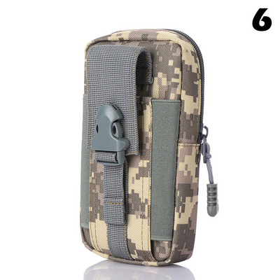 Geantă tactică Molle Geantă de talie cu centură Pachet tactic Geantă din pânză Oxford Husă pentru telefon mobil Sport în aer liber Camping Drumeții Geantă de vânătoare