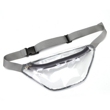 Чанти за кръста Прозрачна холографска дамска розова сребърна чантичка за колан Дамска чанта за колан Черна PVC чанти за кръст Лазерна чанта за телефон на гърдите