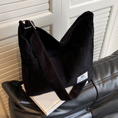 Ženska velika torba preko ramena Ležerna retro velika ručna torba Sklopiva klasična torba na remen Mekana svestrana torba za skitnicu s podesivim remenom