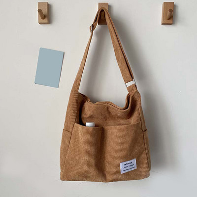 Ženska velika torba preko ramena Ležerna retro velika ručna torba Sklopiva klasična torba na remen Mekana svestrana torba za skitnicu s podesivim remenom