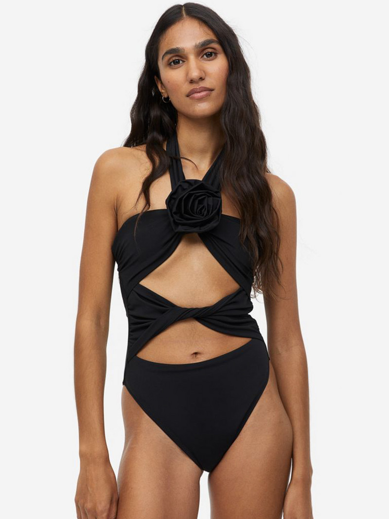 Seksi ženski jednodijelni kupaći kostimi 2023. Ženski kupaći kostimi Monokini s halterima, kupaći kostim visokog struka Brazilski kupaći kostim Odjeća za plažu