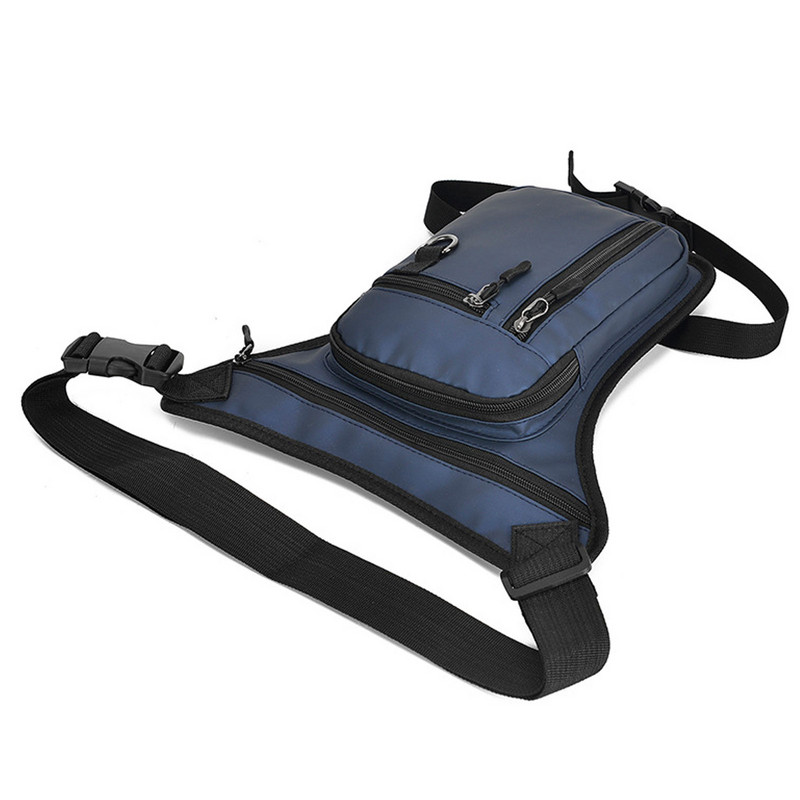 Vízálló lábszárú deréktáskák Hordozható Molle vállas derékcsomag Vicces kültéri túrázás motorkerékpár deréktáska lábtáska