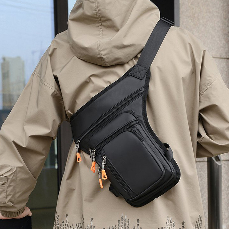 Vízálló lábszárú deréktáskák Hordozható Molle vállas derékcsomag Vicces kültéri túrázás motorkerékpár deréktáska lábtáska