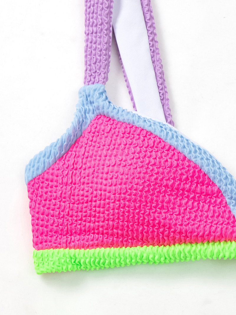 Push Up bikini Seksi ženski kupaći kostimi Tange 2023 Block Color Brazilian Biquini Komplet bikinija visokog struka Kupaći kostim Odjeća za plažu