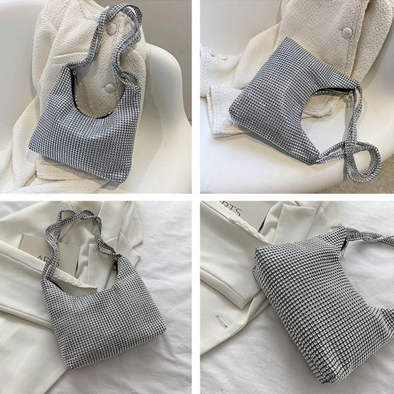 1ks Večerná kabelka s kamienkami, korálkami, lesklými diamantmi, večerná párty, svadobné kabelky, kabelka cez rameno, darčeky pre ženy