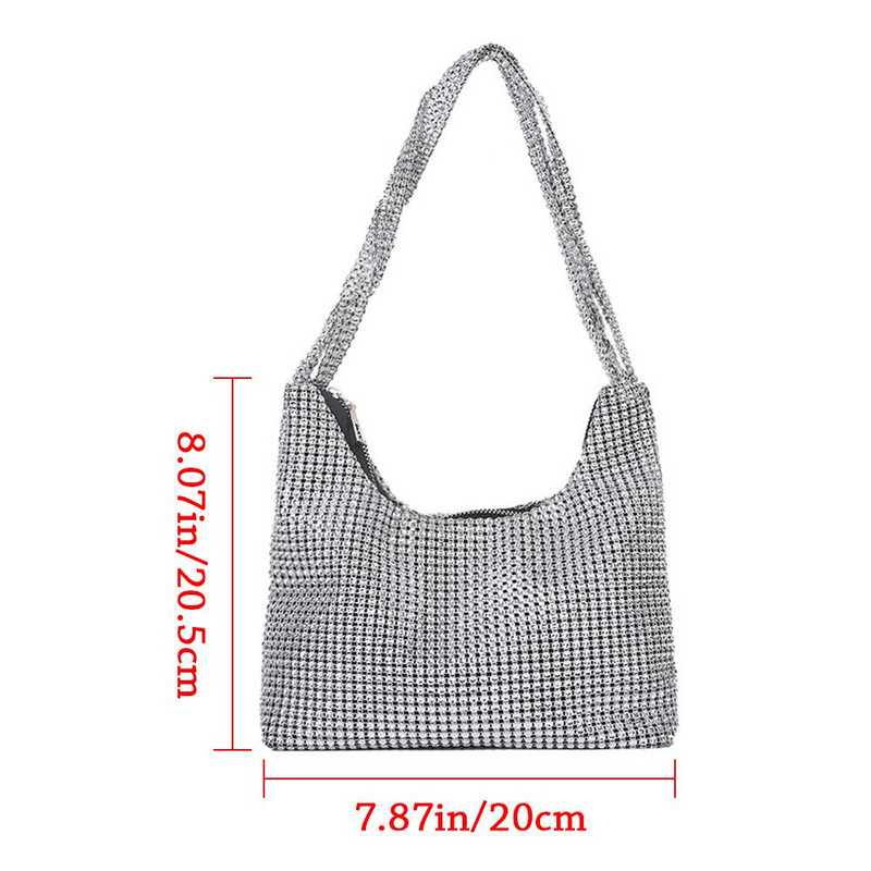 1ks Večerná kabelka s kamienkami, korálkami, lesklými diamantmi, večerná párty, svadobné kabelky, kabelka cez rameno, darčeky pre ženy