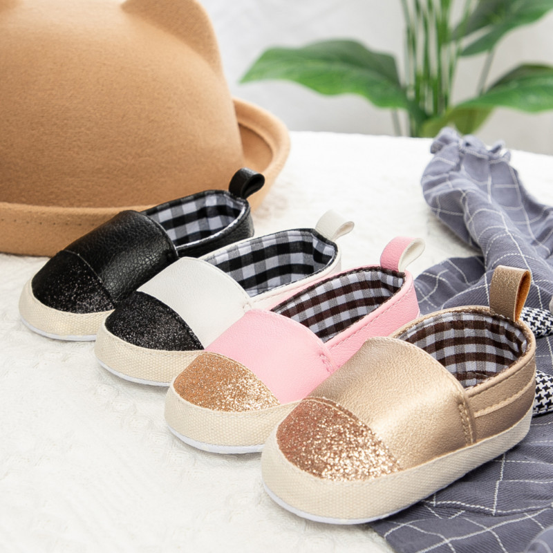 Pantofi casual unisex pentru bebeluși, pantofi moale, anti-alunecare, pentru bebeluși, băieți, fete, nou-născuți, cu gură superficială, primii pantofi pentru sugari, pantofi pentru copii mici