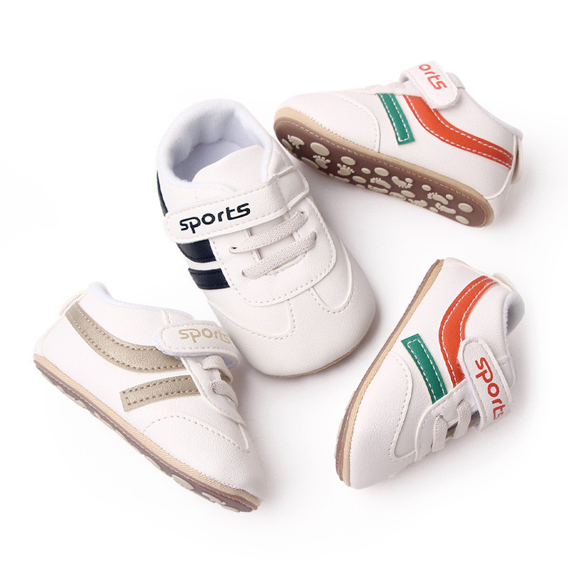 Νέα βρεφικά παπούτσια Ρετρό δερμάτινα παπούτσια για αγόρια για μικρά παιδιά Αντιολισθητική σόλα από καουτσούκ First Walkers μοκασίνια για μωρά για μωρά για μωρά