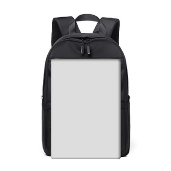 Водоустойчива унисекс ученическа чанта с голям капацитет за ежедневни пътувания до работното място, проста индивидуална раница