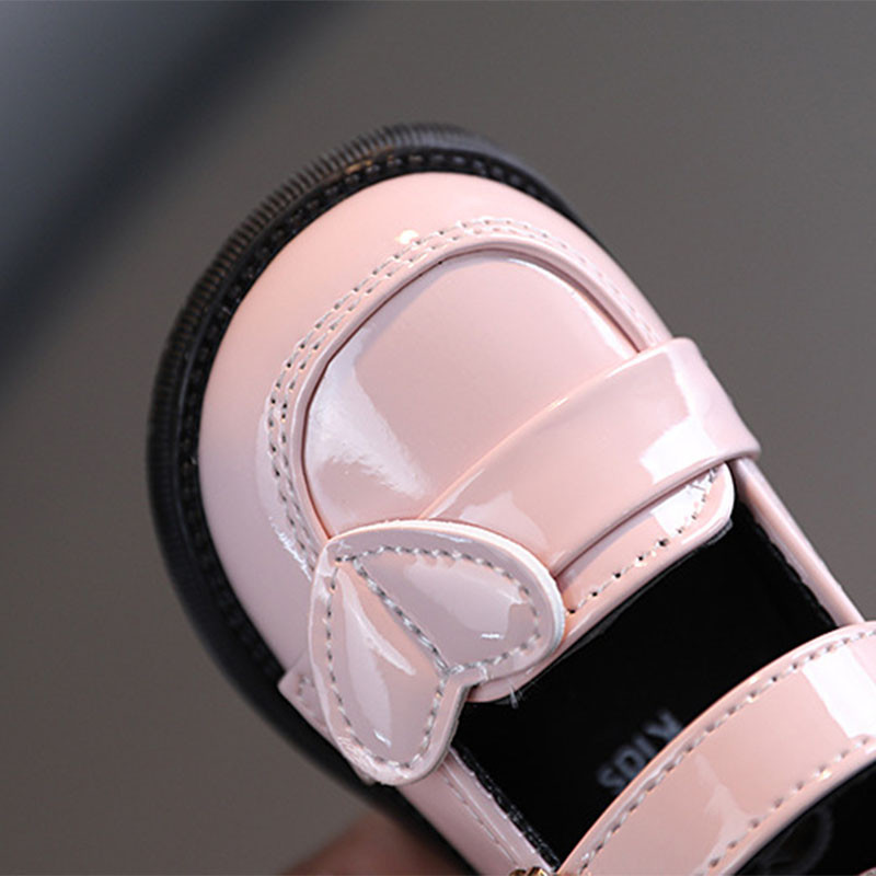 Crystal Cipele za djevojčice Mary Janes Dječje cipele Ravne cipele za malu djecu Protuklizne cipele za slobodno vrijeme za djecu Kožne cipele Crne F06053