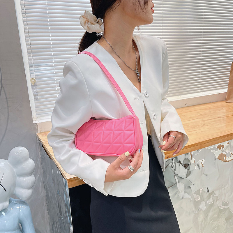 2023, la modă pentru femei, geantă de umăr la subrat, genți de tote din nailon, din piele PU