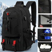 50L-es 60L-es 80L-es kültéri hátizsák USB-porttal férfiaknak Csomagolás Táskák Nagy kapacitású Unisex Sport Trekking Túra Kemping Elérhető