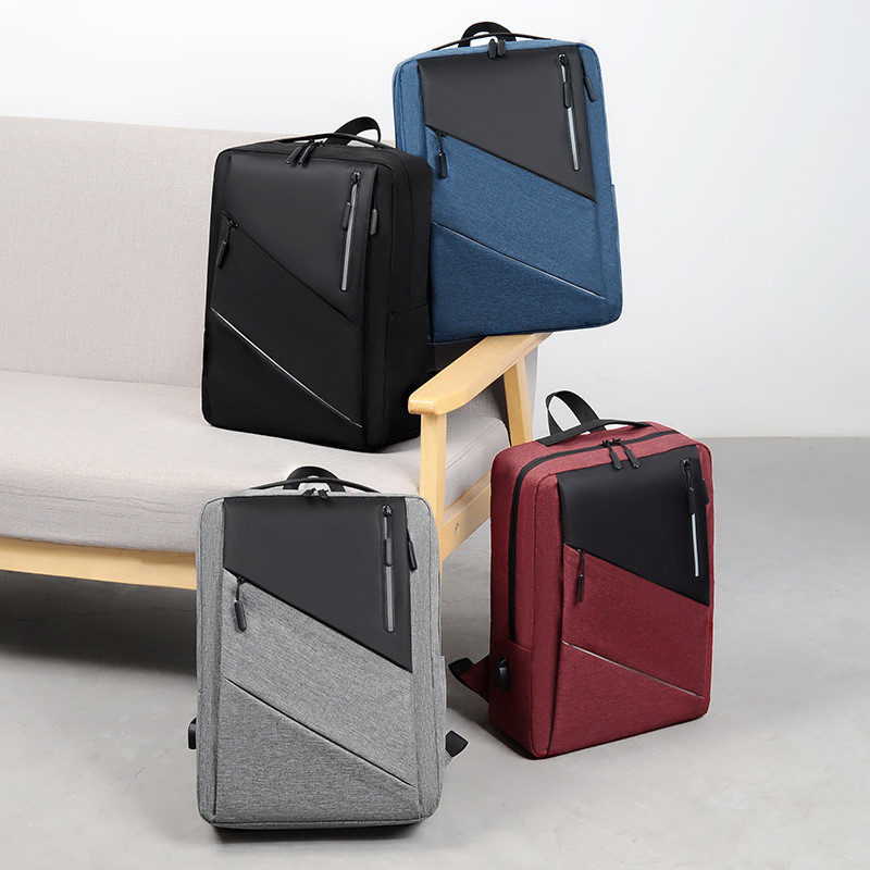 Muški ruksak torbe za muškarce Vodootporna torba za prijenosno računalo Prozračna školska torba otporna na habanje za dječake Besplatna dostava Crna Siva Plava