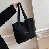 Γυναικείες τσάντες ώμου Casual Fashion Tote Μεγάλης χωρητικότητας Απλές γυναικείες μονόχρωμες γυναικείες τσάντες καμβά για γυναίκες Τσάντες χειρός