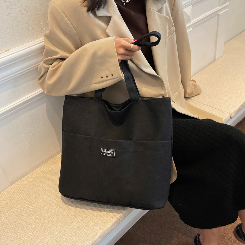 Γυναικείες τσάντες ώμου Casual Fashion Tote Μεγάλης χωρητικότητας Απλές γυναικείες μονόχρωμες γυναικείες τσάντες καμβά για γυναίκες Τσάντες χειρός
