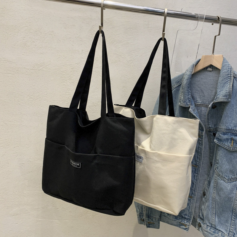 Γυναικείες τσάντες ώμου Casual Fashion Tote Μεγάλης χωρητικότητας Απλές γυναικείες μονόχρωμες γυναικείες τσάντες καμβά για γυναίκες Τσάντες χειρός