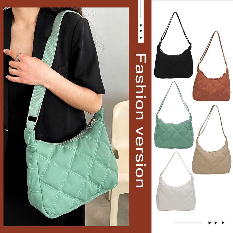 Fashion Shoulder Bag Μαλακό καπιτονέ Γυναικείο Clutch Ελαφρύ Oxford Girl Υψηλής ποιότητας μεγάλη τσάντα για γυναίκες Ταξίδι διακοπών