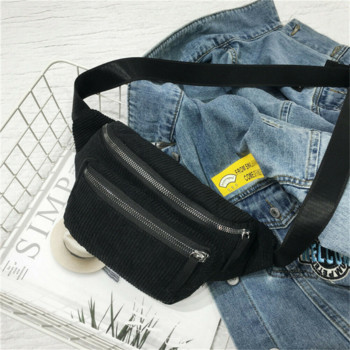 Дамска дизайнерска платнена чанта Fanny Pack Модна улична чанта за пари Banana Телефон Ракла Чанти за колан Дамски мъжки кадифена чанта за кръста