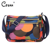 Fashion Multi Pockets Γυναικεία Τσάντα Messenger Υψηλής ποιότητας ανθεκτική υφασμάτινη τσάντα Γυναικεία ελαφριά νάιλον τσάντα ώμου για γυναίκες