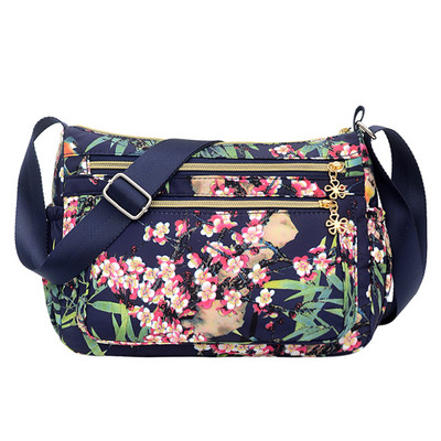 Fashion Multi Pockets Γυναικεία Τσάντα Messenger Υψηλής ποιότητας ανθεκτική υφασμάτινη τσάντα Γυναικεία ελαφριά νάιλον τσάντα ώμου για γυναίκες