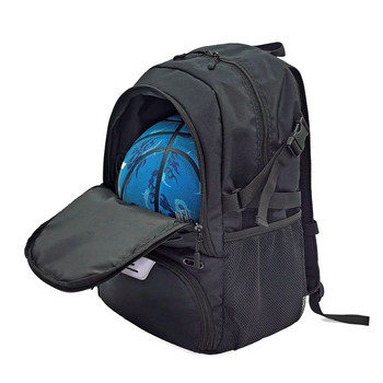Баскетболна раница Голяма спортна чанта с отделен държач за топка и отделение за обувки, най-добра за баскетбол, футбол, Voll рюкзак