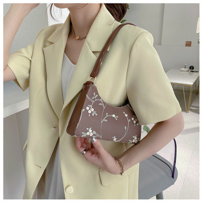 Γυναικεία τσάντα ώμου καλοκαιρινής δαντέλας με λουλούδια 2023 Τσάντες μασχάλης από μαλακό PU Τσάντες παραλίας Ταξιδιωτική τσάντα για κορίτσια Μικρή τσάντα