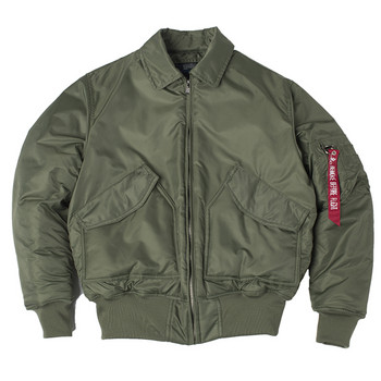 2023 Winter CWU-45P Plus Size US Air Force Pilot Bomber Flight Jacket Мъжко хип-хоп подплатено Letterman водоустойчиво найлоново пухено палто