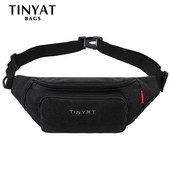 TINYAT Pánska ľadvinka, ležérna plátená ľadvinka cez rameno, dámska ľadvinka, vrecko na peniaze, telefón, banánová taška cez rameno