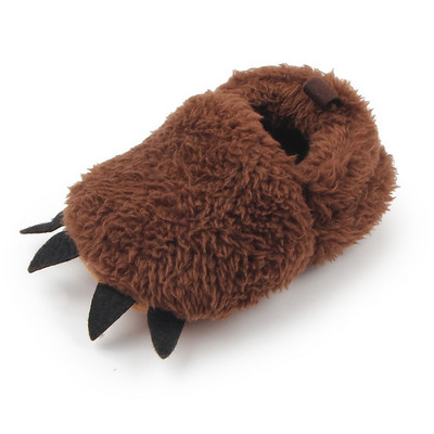 Χειμωνιάτικα ζεστά γεμιστά παπούτσια με νύχια έξω για μωρό νήπιο Firstwalkers για μωρά αγόρια για κορίτσια Υπέροχα παιδικά παπούτσια με παντόφλες