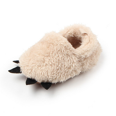 Χειμωνιάτικα ζεστά γεμιστά παπούτσια με νύχια έξω για μωρό νήπιο Firstwalkers για μωρά αγόρια για κορίτσια Υπέροχα παιδικά παπούτσια με παντόφλες