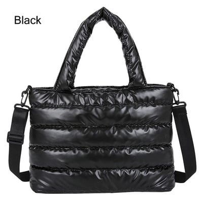 Putna donja podstava za uredsku torbicu preko ramena Puffer Tote torba Prošivena pufasta torbica Torba na rame Pamučno podstavljena dolje