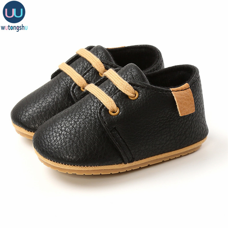 Βρεφικά παπούτσια Μαλακό δέρμα Αγόρι νεογέννητο βρέφος νήπιο Casual Comfor Βαμβακερή σόλα Αντιολισθητική First Walkers Crawl Crib μοκασίνια παπούτσια
