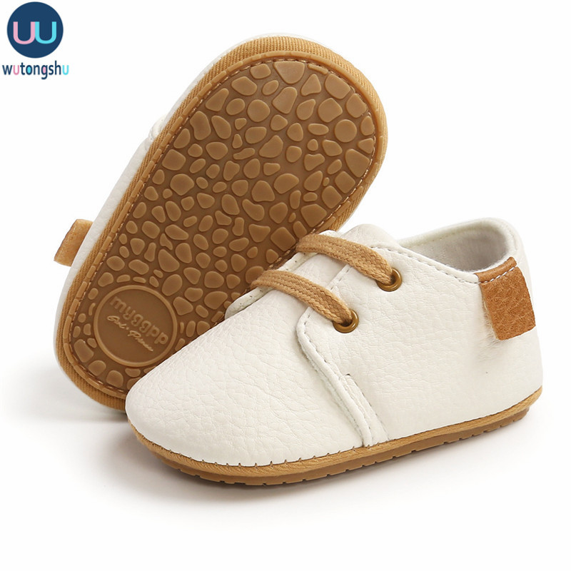 Βρεφικά παπούτσια Μαλακό δέρμα Αγόρι νεογέννητο βρέφος νήπιο Casual Comfor Βαμβακερή σόλα Αντιολισθητική First Walkers Crawl Crib μοκασίνια παπούτσια