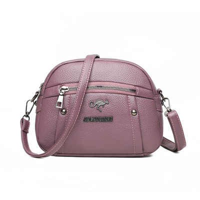 Nova ženska torba na rame od teksture meke kože, modna jednobojna torba preko ramena Jednostavna ručna torbica velikog kapaciteta