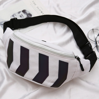 Μόδα τσάντα μέσης Μαύρο βέλος αντανακλαστική τσάντα μέσης για ζευγάρια Τσάντα μέσης Τσάντα μέσης ανδρική και γυναικεία τσάντα χιαστί τσάντα κινητού τηλεφώνου
