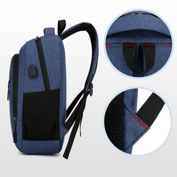 Мъжка раница LargeCapacity Проста модна туристическа чанта за студентка ComputerBag