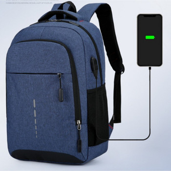 Мъжка раница LargeCapacity Проста модна туристическа чанта за студентка ComputerBag