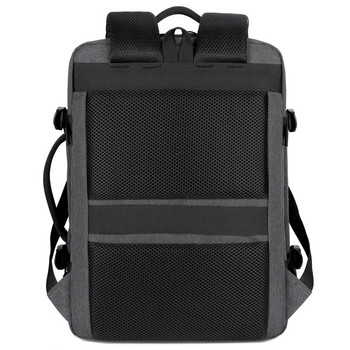Мъжка разширяема раница с голям капацитет USB зареждане Мъжка чанта за лаптоп Водоустойчива раница за бизнес пътуване Багажна чанта Mochila