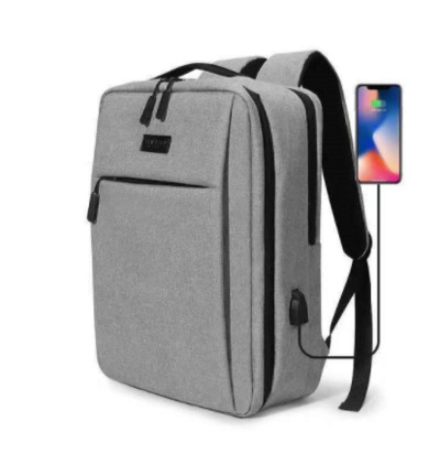 Ανδρική τσάντα μεγάλης χωρητικότητας επεκτάσιμη τσάντα USB φόρτισης ανδρική τσάντα φορητού υπολογιστή Αδιάβροχη τσάντα επαγγελματικού ταξιδιού Πακέτο αποσκευών πλάτης Mochila