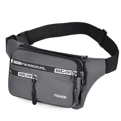 Τσάντα μέσης Αδιάβροχη Unisex Outdoor Fanny Pack Τσάντες χιαστί για άντρες Τσάντα ζώνης στήθους Ταξίδι Τσάντα κινητού τηλεφώνου Oxford Chest Pack