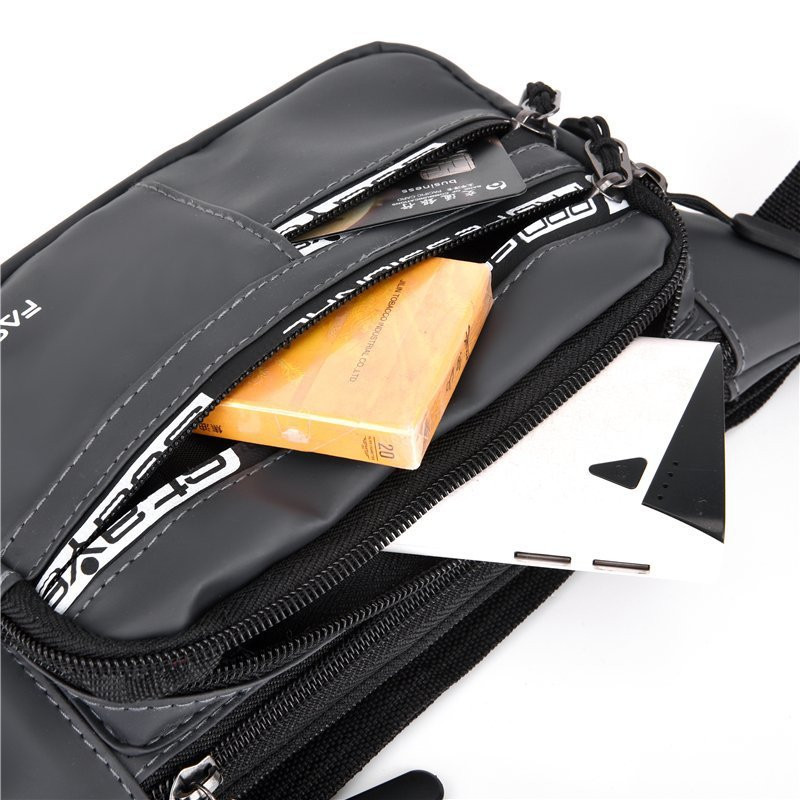 Τσάντα μέσης Αδιάβροχη Unisex Outdoor Fanny Pack Τσάντες χιαστί για άντρες Τσάντα ζώνης στήθους Ταξίδι Τσάντα κινητού τηλεφώνου Oxford Chest Pack