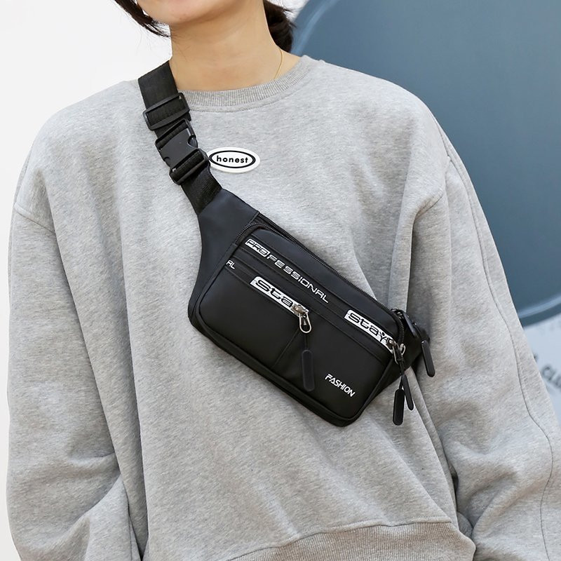 Τσάντα μέσης Αδιάβροχη Unisex Outdoor Fanny Pack Τσάντες χιαστί για άντρες Τσάντα ζώνης στήθους Ταξίδι Τσάντα κινητού τηλεφώνου Oxford Chest Pack