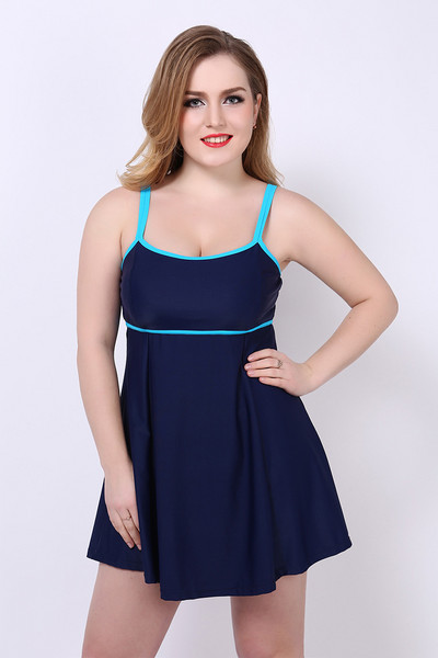 4XL oversized μαγιό με φούστα Trikini 2023 Γυναικεία μαγιό στρινγκ Φόρεμα μαγιό μεγάλου μεγέθους Ψηλόμεσο μαγιό