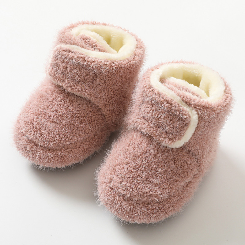 Detské zimné plyšové nadýchané topánky, chodítka, batoľacie topánočky, detské balerínky do postieľky, bosé topánky pre novorodencov, dievčatá, chlapcov, veci pre bábätká