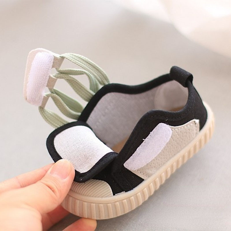 Βρεφικά παιδικά παπούτσια καμβά άνοιξη για αγόρια κορίτσια Παπούτσια αναπνέει νήπια Βρεφικά Παιδικά πάνινα παπούτσια Βρεφική μαλακή σόλα Βρεφικά παπούτσια για τρέξιμο
