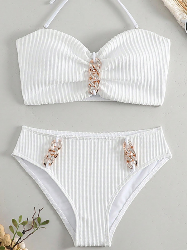 Costum de baie cu mânecă lungă, două piese, pentru surfing, pentru femei, 2023, nou, cu șnur, cu flori, costum de baie pentru femeie