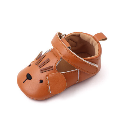 Armsad beebijalatsid poistele Pehmed mokassiinid kingad Loomamustriga kass Baby Girl Tossud Väikelapse poisi vastsündinud jalanõud First Walker