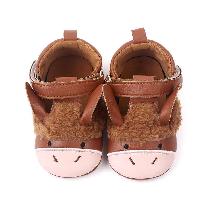Armsad beebijalatsid poistele Pehmed mokassiinid kingad Loomamustriga kass Baby Girl Tossud Väikelapse poisi vastsündinud jalanõud First Walker